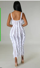 Load image into Gallery viewer, White Ruffle Dress
