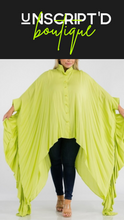 Load image into Gallery viewer, The Diana Oversized Top - Lime
